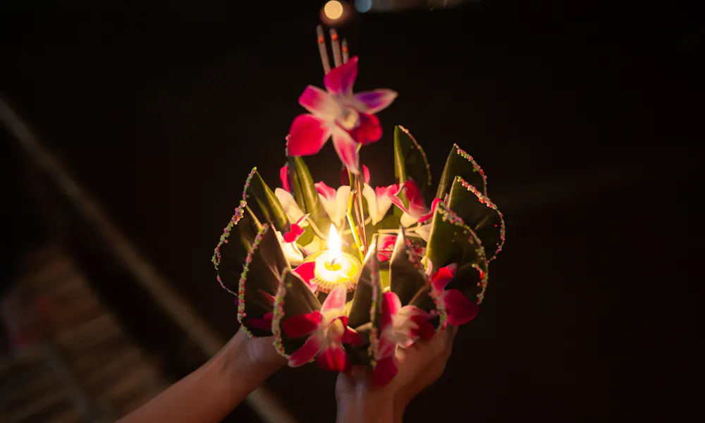 Float a Krathong on the Ping River Float a Krathong on the Ping River