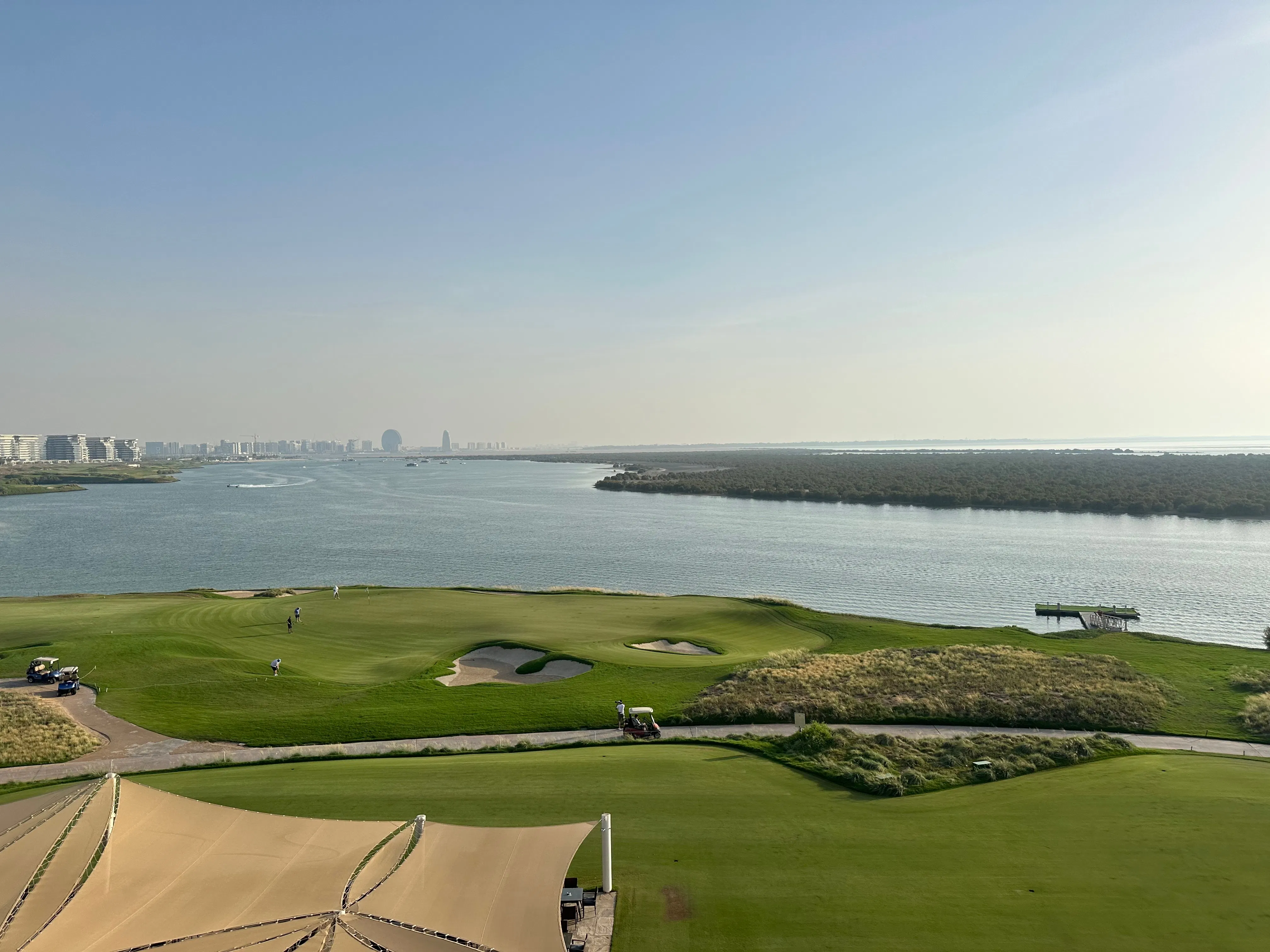The best golf courses in Abu Dhabi